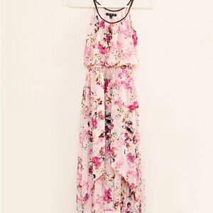 Love Culture Pink Chiffon High Low Hem Dress S